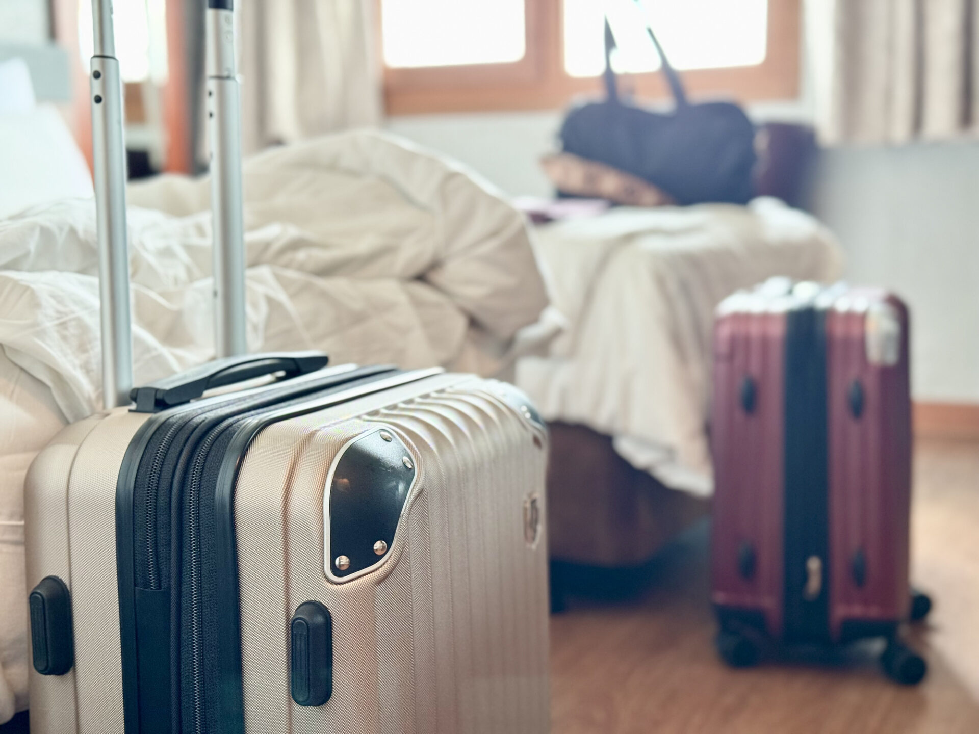 客室に持ち込まれた荷物