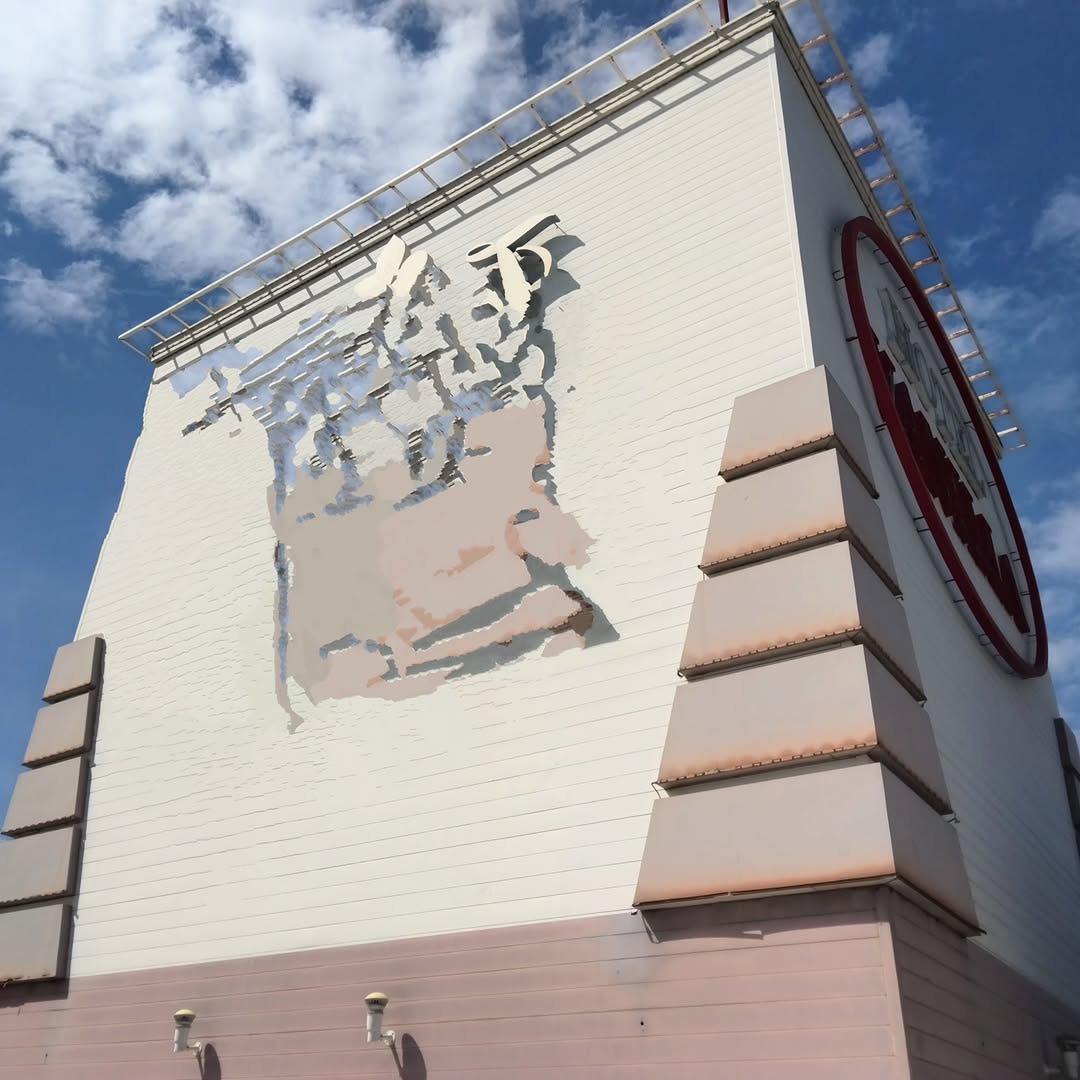 某宿泊施設屋上看板防鳥工事／愛知県小牧市 イメージ